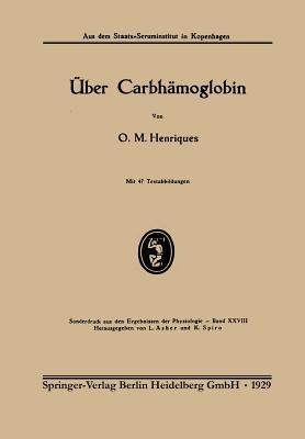 Über Carbhämoglobin - O. M. Henriques - cover