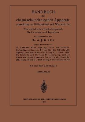 Handbuch der chemisch-technischen Apparate maschinellen Hilfsmittel und Werkstoffe: Ein lexikalisches Nachschlagewerk für Chemiker und Ingenieure - Ernst Krause,Theodor Möhrle,Ferdinant Moser - cover