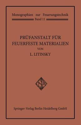 Prüfanstalt für Feuerfeste Materialien - Leonid Litinsky - cover