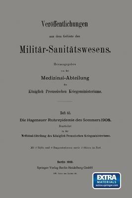 Die Hagenauer Ruhrepidemie des Sommers 1908 - Kenneth A Loparo - cover
