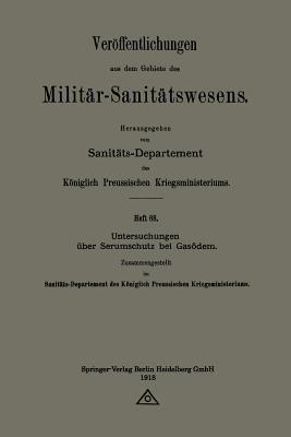Untersuchungen über Serumschutz bei Gasödem - Kenneth A Loparo - cover
