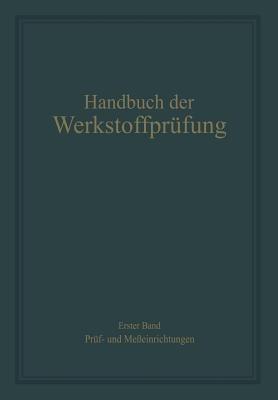 Prüf- und Meßeinrichtungen - Rudolf Berthold,Anton Eichinger,Erich Siebel - cover