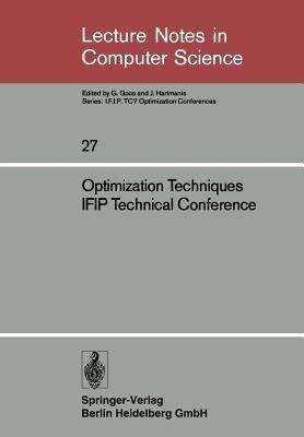 Optimization Techniques IFIP Technical Conference: Novosibirsk, July 1–7, 1974 - cover