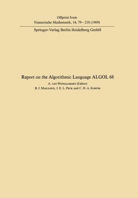 Report of Algorithmic Language ALGOL 68 - Adriaan Van Wijngaarden - cover
