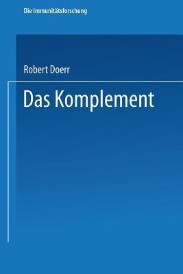 Das Komplement - Robert Doerr - cover