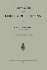 Grundzüge der Lehre vom Lichtsinn