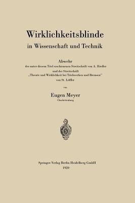 Wirklichkeitsblinde in Wissenschaft und Technik - Eugen Meyer - cover
