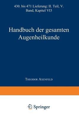 Handbuch der Gesamten Augenheilkunde - Alfred K. Graefe,Theodor Saemisch,Carl von Hess - cover