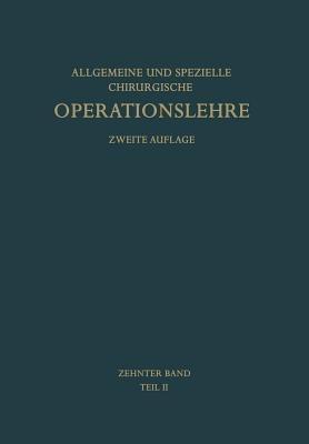 Die Operationen an den Extremitäten: Die Operationen an der Unteren Extremität - Werner Wachsmuth - cover