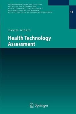 Health Technology Assessment - Daniel Widrig - cover