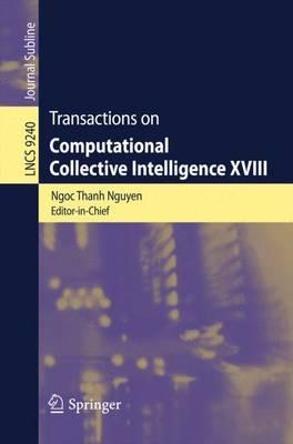 Transactions on Computational Collective Intelligence XVIII - cover