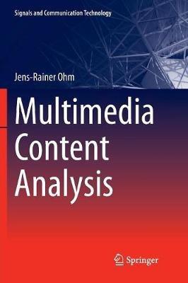 Multimedia Content Analysis - Jens-Rainer Ohm - cover