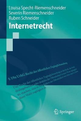 Internetrecht - Louisa Specht-Riemenschneider,Severin Riemenschneider,Ruben Schneider - cover