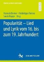 Popularität – Lied und Lyrik vom 16. bis zum 19. Jahrhundert - cover