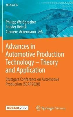 Advances in Automotive Production Technology – Theory and Application: Stuttgart Conference on Automotive Production (SCAP2020) - cover