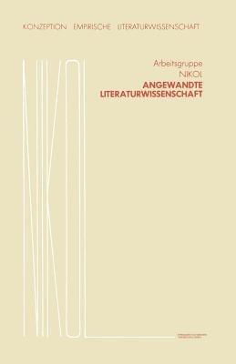 Angewandte Literaturwissenschaft - Kenneth A Loparo - cover