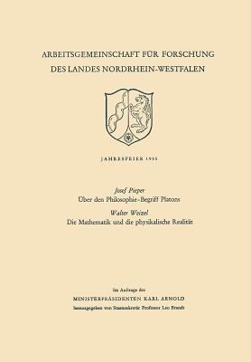 Über den Philosophie-Begriff Platons. Die Mathematik und die physikalische Realität - Josef Pieper - cover
