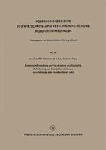 Kombinierte Entaschung und Verschwelung von Steinkohle Aufarbeitung von Steinkohlenschlämmen zu verkokbarer oder verschwelbarer Kohle