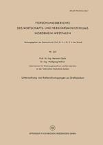 Untersuchung von Ratterschwingungen an Drehbänken