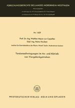 Torsionsschwingungen im An- und Abtrieb von Viergelenkgetrieben