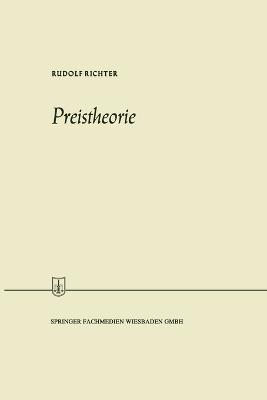 Preistheorie - Rudolf Richter - cover