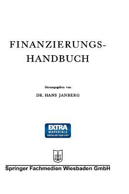 Finanzierungs-Handbuch - Hans Janberg - cover