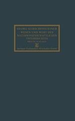 Wesen und Wert des naturwissenschaftlichen Unterrichtes