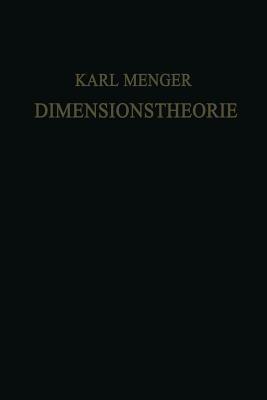 Dimensionstheorie - Karl Menger - cover