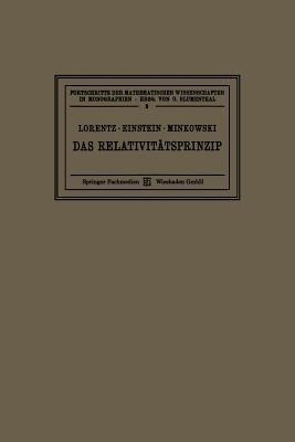 Das Relativitätsprinzip: Eine Sammlung von Abhandlungen - Hendrik Antoon Lorentz,Albert Einstein,Hermann Minkowski - cover
