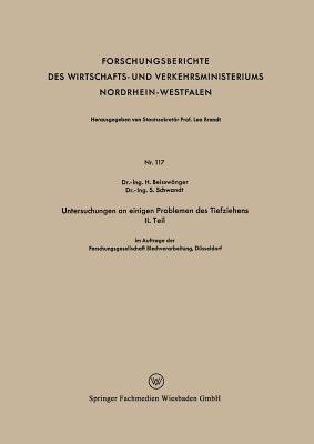 Untersuchungen an einigen Problemen des Tiefziehens II. Teil - H. Beisswänger,S. Schwandt - cover