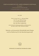 Statische und dynamische Schnittkräfte beim Drehen und ihre Bedeutung für den Bearbeitungsprozeß