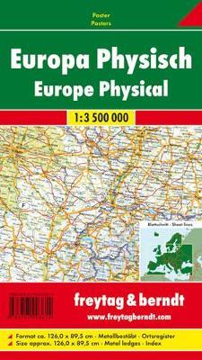 Europa physics 1:3.500.000. Murale 126X89,5 - copertina