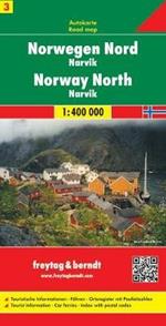 Norvegia nord 1:400.000