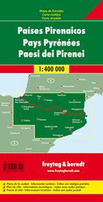 Paesi dei Pirenei 1:400.000