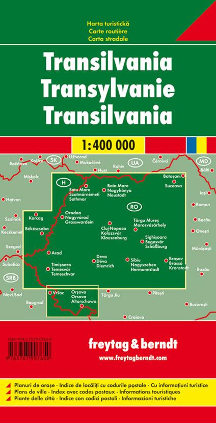 Transilvania 1:400.000 - copertina