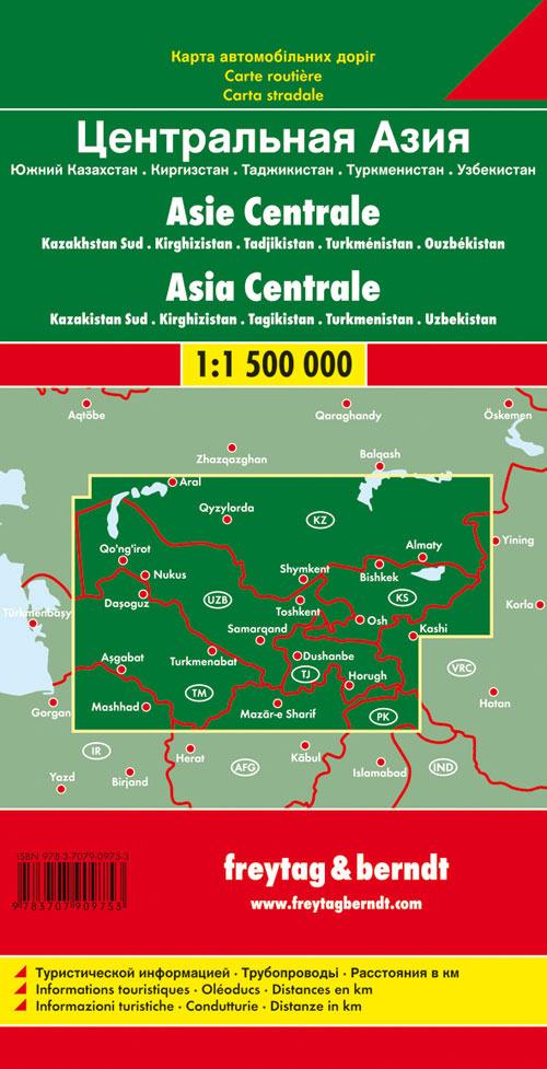 Asia centrale 1:1.500.000 - copertina