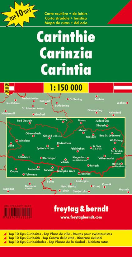 Carinzia 1:150.000 - copertina