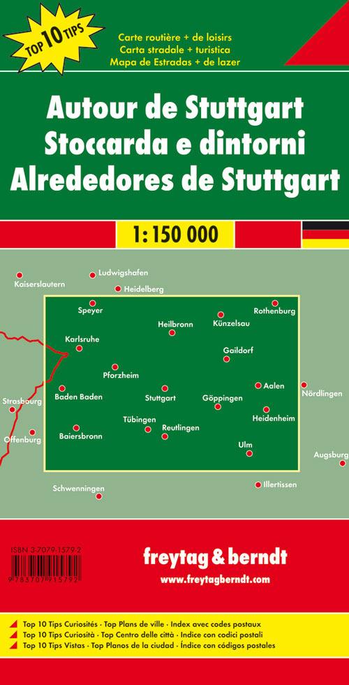 Greater Stuttgart 1:150 000 - copertina
