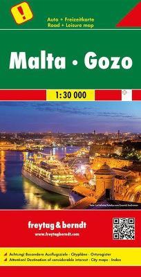 Malta - Gozo, Destination of Considerable Interest Road Map 1:30 000 - cover
