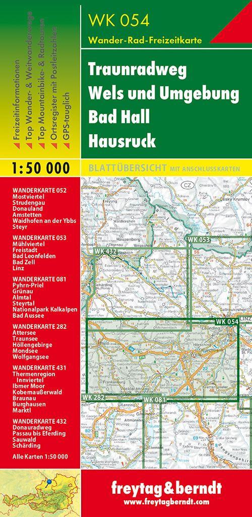 Traunradweg. Wels 1:50.000 - copertina