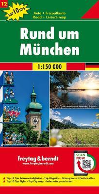 Rund um Munchen 1:150.000 - copertina