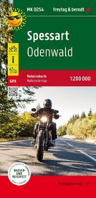 Spessart, motorcycle map 1:200,000, freytag & berndt - cover