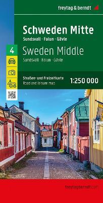 Svezia centro 1:250.000. Ediz. tedesca - copertina