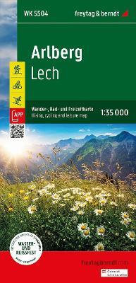 Arlberg Lech St. Anton Verwall Alps 1:35.000. Ediz. tedesca - copertina