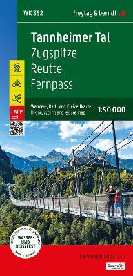 Tannheimer Valley Hiking, Cycling and Leisure Map: Zugspitze - Reutte - Fernpass - cover