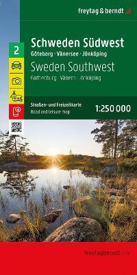 Sweden Southwest Road and Leisure Map: Gothenburg - Vanern - Jonkoping - cover