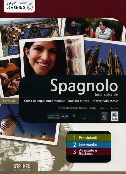 Spagnolo internazionale. Vol. 1-2-3. Corso interattivo per principianti-Corso interattivo intermedio-Corso interattivo avanzato e business. DVD-ROM - copertina