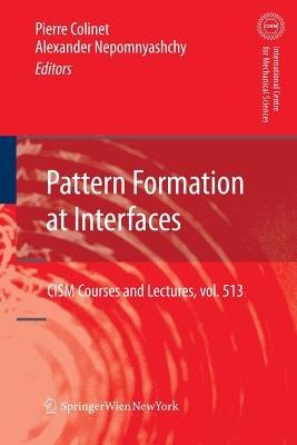 Pattern Formation at Interfaces - cover