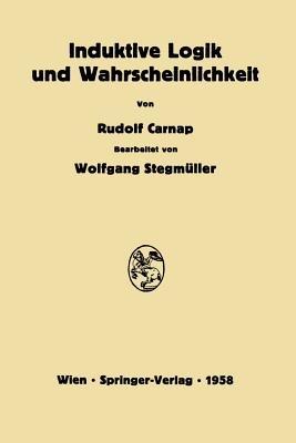 Induktive Logik und Wahrscheinlichkeit - Rudolf Carnap - cover