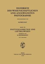 Photogrammetrie und Luftbildwesen